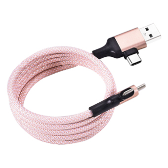 4in1 magnetic PD cable rosa 1 tum