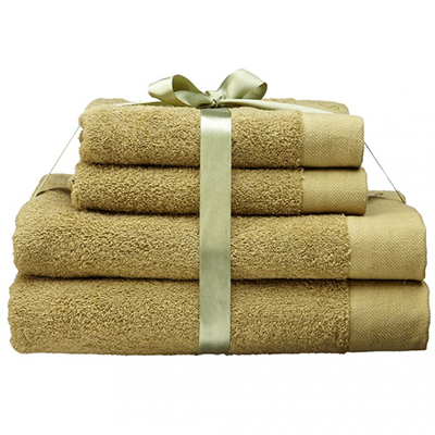 Pinzon Blended Egyptian Cotton 6-Piece Towel Set, Moss 